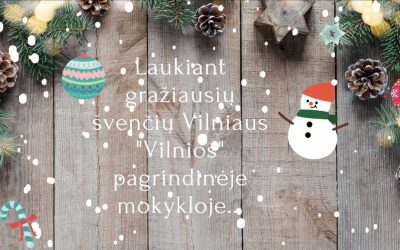 Vilniaus „Vilnios” pagrindinė mokykla ruošiasi gražiausioms metų šventėms