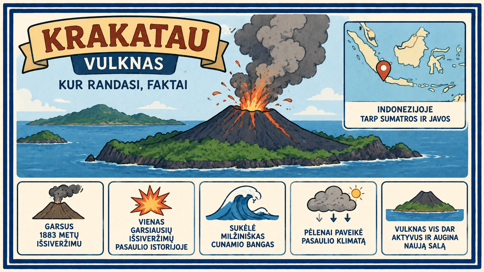 krakatau vulknas kur randasi faktai ir netiketumai top 5 issiverzimai